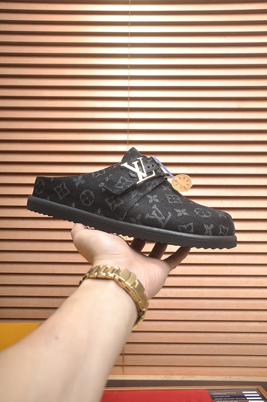 Men's men's shoes 💰520💶[LOUIS VUITTON] (cowhide lining) new style 🍀LV Louis Vuitton * - top version of LV classic semi-slip trendy shoes! Made of imported original cow suede cowhide, with a first layer of comfortable cowhide lining inside! Original wear-resistant rubber outsole! High quality products! Code number 38-45 (45 customized)